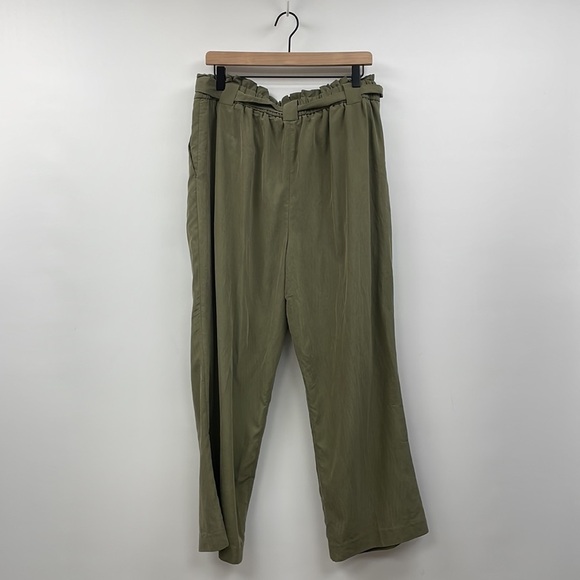 Express Olive Green Ankle Pants - Picture 5 of 9